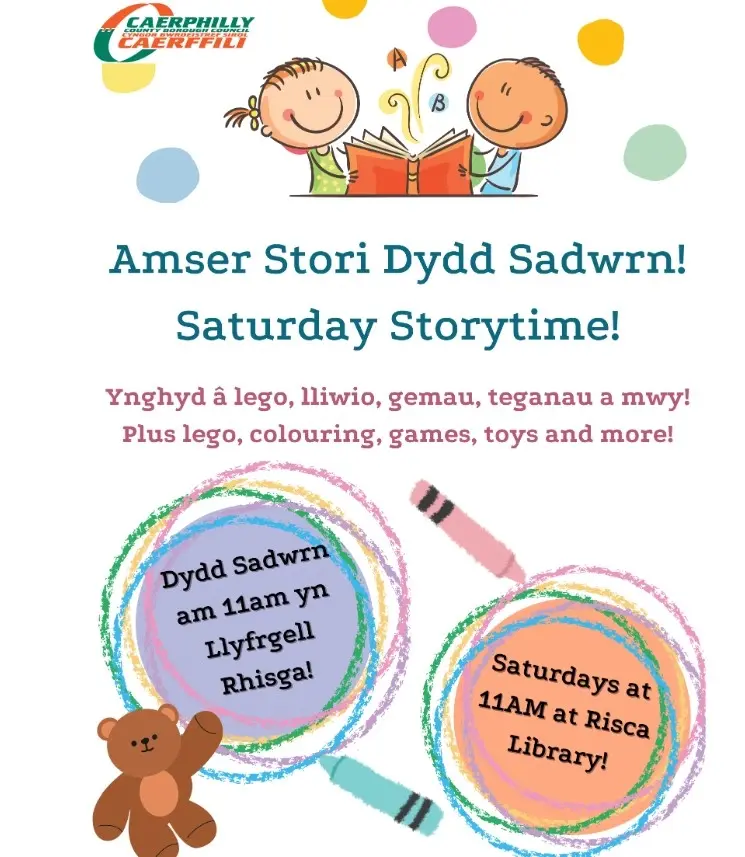 Amser Stori Dydd Sadwrn - Saturday Story Time